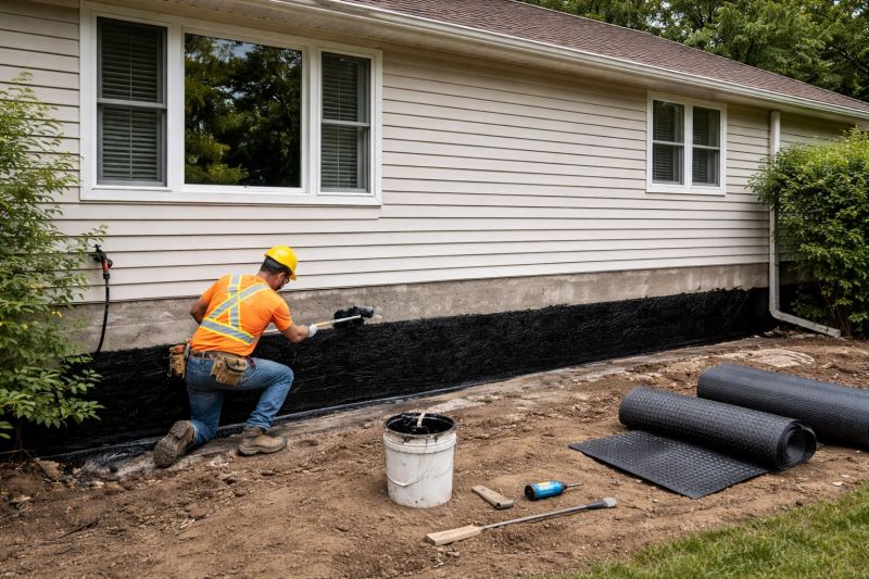 Concrete Foundation Sealing in Fredericksburg, VA