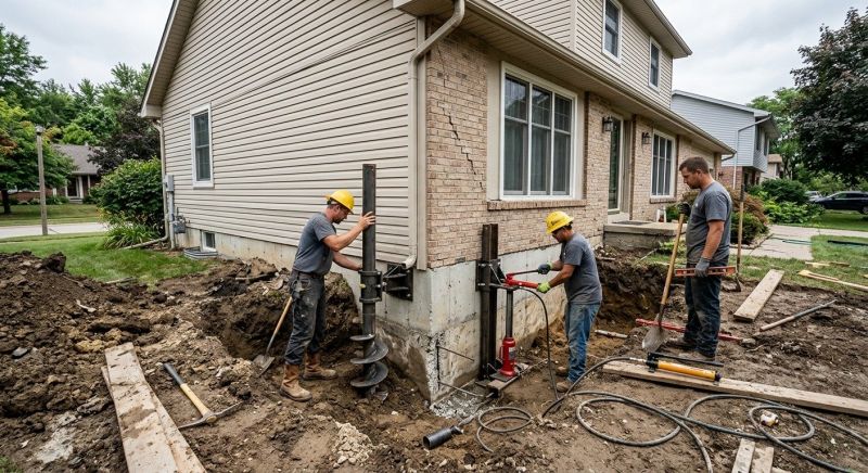 Slab Foundation Repair in Columbus, OH